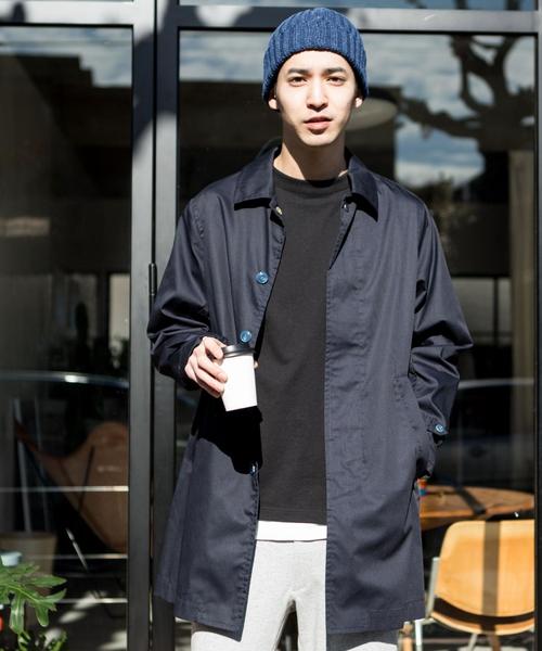 coen（コーエン）の「TCステンカラーコート（ステンカラーコート・メンズ・ベージュ/ネイビー・X-LARGE/MEDIUM/SMALL/LARGE）」の19枚目の写真