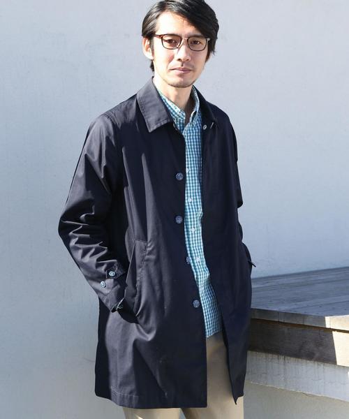 coen（コーエン）の「TCステンカラーコート（ステンカラーコート・メンズ・ベージュ/ネイビー・X-LARGE/MEDIUM/SMALL/LARGE）」の20枚目の写真