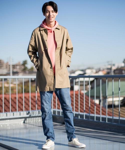 coen（コーエン）の「TCステンカラーコート（ステンカラーコート・メンズ・ベージュ/ネイビー・X-LARGE/MEDIUM/SMALL/LARGE）」の9枚目の写真