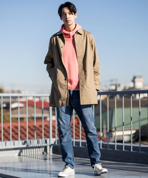 coen（コーエン）の「TCステンカラーコート（ステンカラーコート・メンズ・ベージュ/ネイビー・X-LARGE/MEDIUM/SMALL/LARGE）」の10枚目の写真