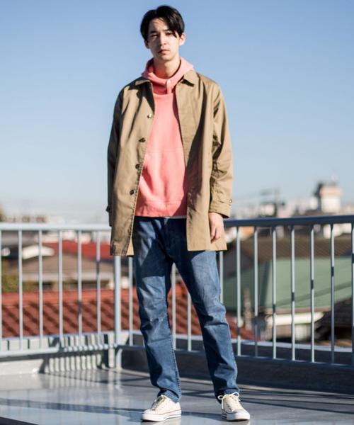 coen（コーエン）の「TCステンカラーコート（ステンカラーコート・メンズ・ベージュ/ネイビー・X-LARGE/MEDIUM/SMALL/LARGE）」の11枚目の写真