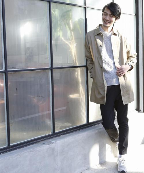 coen（コーエン）の「TCステンカラーコート（ステンカラーコート・メンズ・ベージュ/ネイビー・X-LARGE/MEDIUM/SMALL/LARGE）」の13枚目の写真