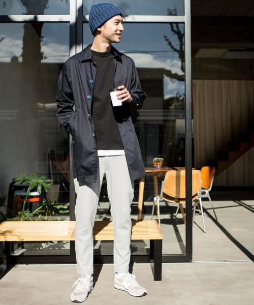 coen（コーエン）の「TCステンカラーコート（ステンカラーコート・メンズ・ベージュ/ネイビー・X-LARGE/MEDIUM/SMALL/LARGE）」の14枚目の写真