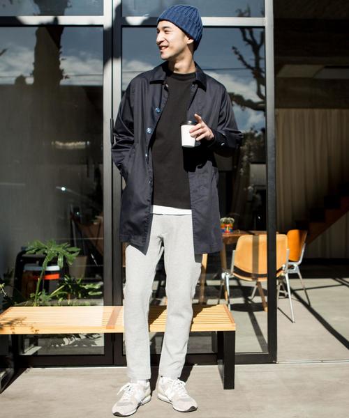 coen（コーエン）の「TCステンカラーコート（ステンカラーコート・メンズ・ベージュ/ネイビー・X-LARGE/MEDIUM/SMALL/LARGE）」の3枚目の写真