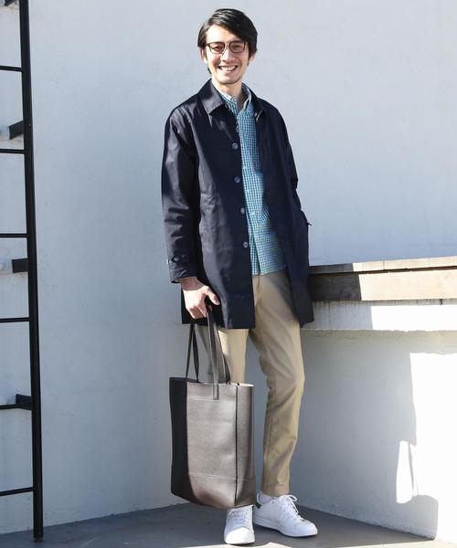 coen（コーエン）の「TCステンカラーコート（ステンカラーコート・メンズ・ベージュ/ネイビー・X-LARGE/MEDIUM/SMALL/LARGE）」の5枚目の写真