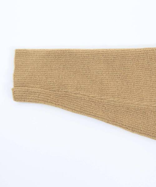 UR'S（ユアーズ）の「Vﾈｯｸｺｸｰﾝﾆｯﾄﾌﾟﾙｵｰﾊﾞｰ（ニット/セーター・レディース・ブラック/ベージュ/パープル/オフホワイト/マスタード/ラベンダー/杢グレー/ピンク系その他・FREE）」の14枚目の写真