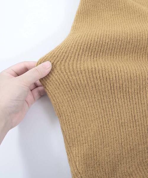 UR'S（ユアーズ）の「Vﾈｯｸｺｸｰﾝﾆｯﾄﾌﾟﾙｵｰﾊﾞｰ（ニット/セーター・レディース・ブラック/ベージュ/パープル/オフホワイト/マスタード/ラベンダー/杢グレー/ピンク系その他・FREE）」の15枚目の写真