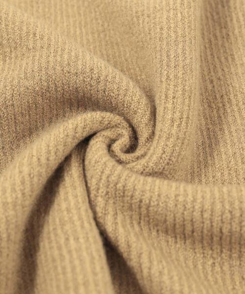 UR'S（ユアーズ）の「Vﾈｯｸｺｸｰﾝﾆｯﾄﾌﾟﾙｵｰﾊﾞｰ（ニット/セーター・レディース・ブラック/ベージュ/パープル/オフホワイト/マスタード/ラベンダー/杢グレー/ピンク系その他・FREE）」の18枚目の写真