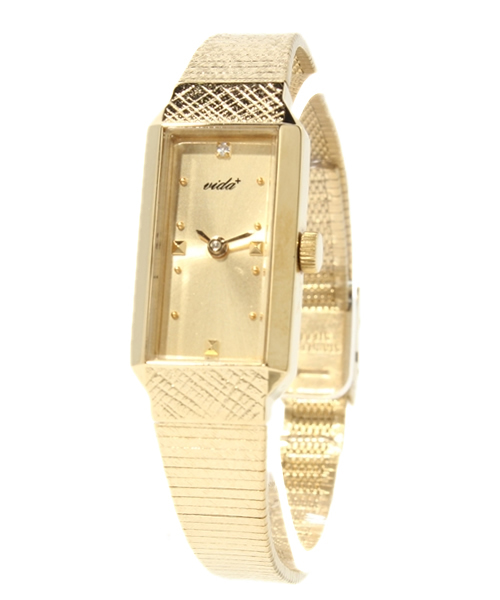 BEAUTY&YOUTH UNITED ARROWS(ビューティーアンドユースユナイテッドアローズ)の「BYTF VIDA+ ゴールドウォッチ ◆(アナログ腕時計・レディース・ゴールド/ブラック・フリー)」の1枚目の写真