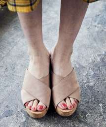 ORiental TRaffic | 【with 9月号掲載】春夏新作★クロスベルトミュールサンダル★8219(サンダル)