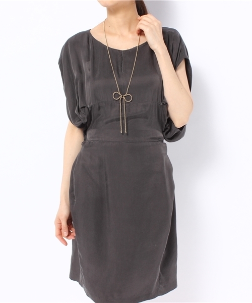 ROPE' PICNIC PASSAGE（ロペピクニックパサージュ）の「ツイストチェーンリボンネックレス（ネックレス・レディース・ゴールド/ホワイトゴールド・FREE）」の6枚目の写真