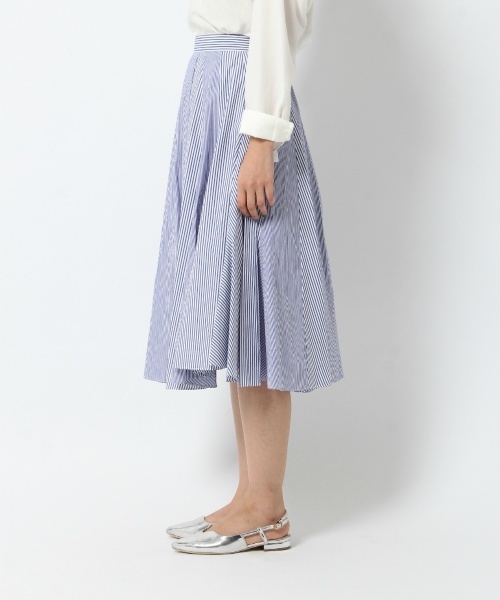 laboratory work（ラボラトリーワーク）の「２柄コンビミディースカート（スカート・レディース・ブラック/グレー/ブルー・MEDIUM）」の7枚目の写真