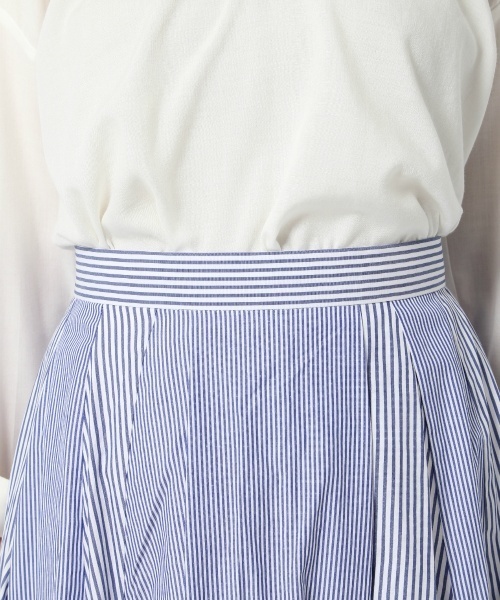 laboratory work（ラボラトリーワーク）の「２柄コンビミディースカート（スカート・レディース・ブラック/グレー/ブルー・MEDIUM）」の8枚目の写真