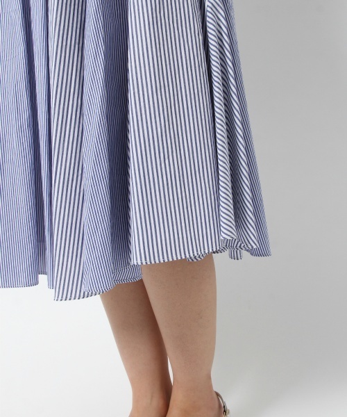 laboratory work（ラボラトリーワーク）の「２柄コンビミディースカート（スカート・レディース・ブラック/グレー/ブルー・MEDIUM）」の6枚目の写真