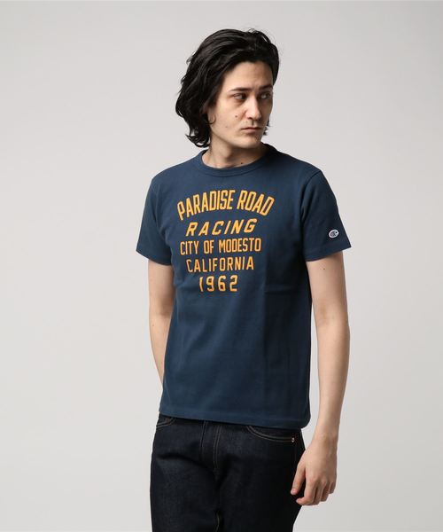 Champion(チャンピオン)の「【Champion/チャンピオン】メンズ ロチェスター Tシャツ(Tシャツ/カットソー・メンズ・バーガンディー/グレー/グレイッシュブルー/ブラック/ネイビー・MEDIUM/LARGE)」の3枚目の写真