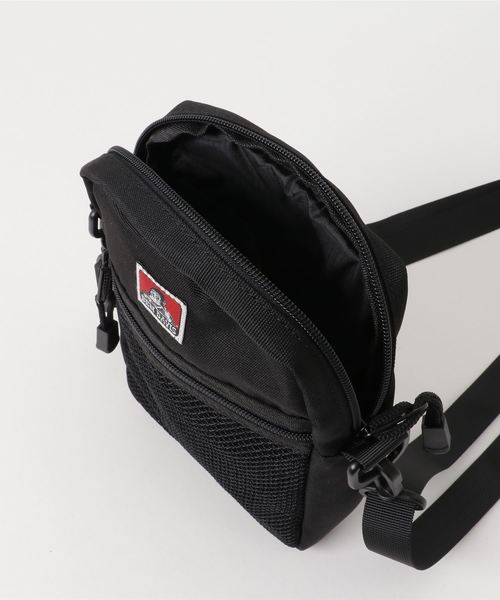 BEN DAVIS（ベンデイビス）の「WEGO/BEN DAVIS メッシュポケットショルダーバッグ（ショルダーバッグ・メンズ・ブラック/ピンク/ブルー/ベージュ/パープル・FREE）」の6枚目の写真