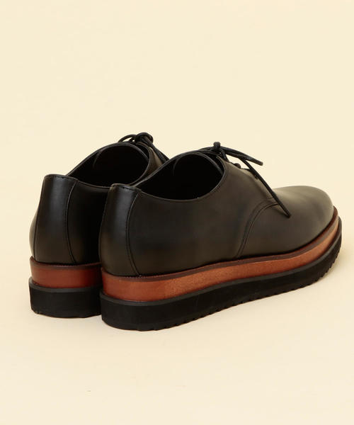 BEAUTY&YOUTH UNITED ARROWS（ビューティーアンドユースユナイテッドアローズ）の「BY∴フェイクレザーレースアップシューズ（その他シューズ・レディース・ブラック/ホワイト・38/37h/36h/36/35h/37）」の8枚目の写真