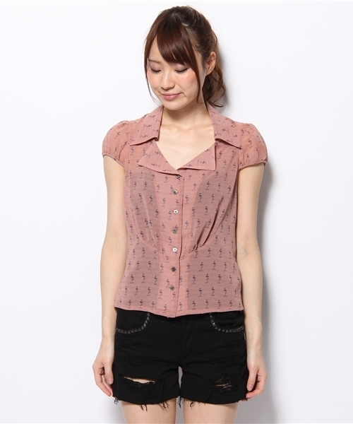 HYSTERIC GLAMOUR（ヒステリックグラマー）の「FLAMINGO総柄 オープン  