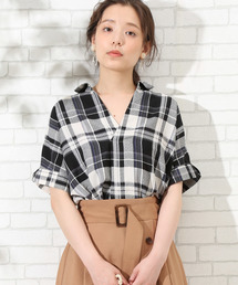 ROPE' PICNIC | チェックガラスキッパーブラウス(シャツ/ブラウス)