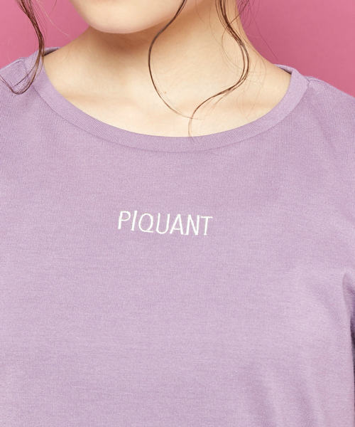 OLIVE des OLIVE（オリーブデオリーブ）の「刺繍 パフT（Tシャツ/カットソー・レディース・ホワイト/ブラック/パープル/ボルドー・FREE）」の11枚目の写真