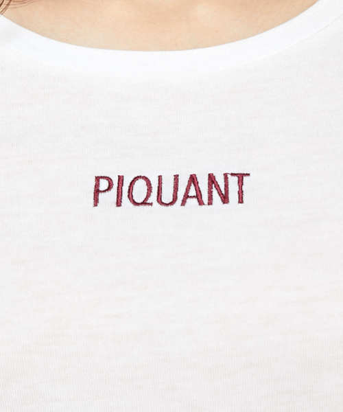 OLIVE des OLIVE（オリーブデオリーブ）の「刺繍 パフT（Tシャツ/カットソー・レディース・ホワイト/ブラック/パープル/ボルドー・FREE）」の18枚目の写真