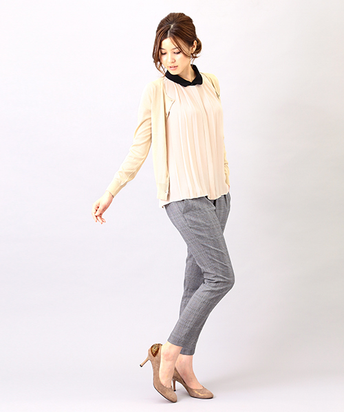 ODETTE E ODILE（オデットエオディール）の「オデット エ オディール/O ﾊﾞｯｸBIJ PS70∞ パンプス/0912/ch（パンプス・レディース・ブラック/ライトグレー/ライトピンク/レッド/ゴールド・22cm/22.5cm/23cm/23.5cm/24cm/24.5cm/25cm/21.5㎝）」の8枚目の写真