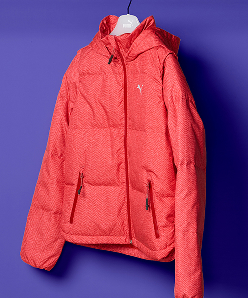 PUMA(プーマ)の「ダウンジャケット - modern lifestyle(ダウンジャケット/コート・メンズ・ブラック/ネイビー/レッド・LARGE/MEDIUM/O/SMALL/XO)」の1枚目の写真