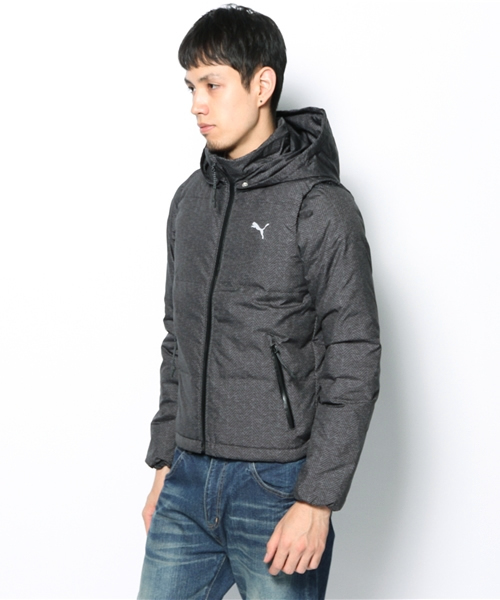 PUMA(プーマ)の「ダウンジャケット - modern lifestyle(ダウンジャケット/コート・メンズ・ブラック/ネイビー/レッド・LARGE/MEDIUM/O/SMALL/XO)」の5枚目の写真