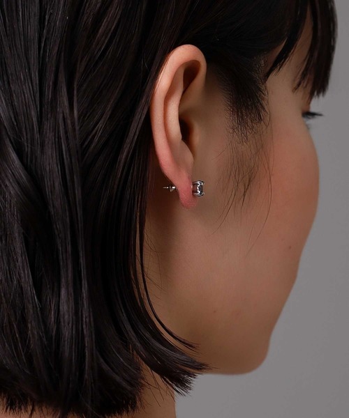 LION HEART-ライオンハート- コマンダーストーンピアス/シルバー925 BASIC”コマンダーストーンピアス/シルバー925【LION HEART / ライオン