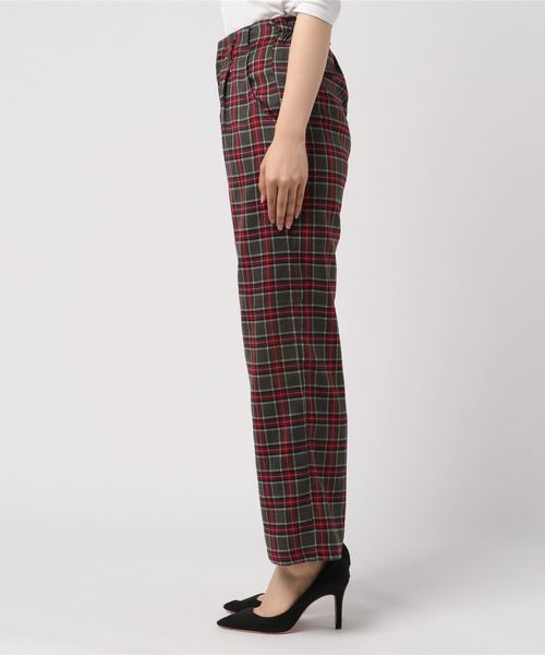 PUNYUS（プニュズ）の「タータンチェックパンツ（その他パンツ・レディース・グレー/レッド・1/4/2/3）」の4枚目の写真