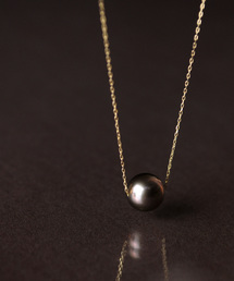 「anq.」K10・タヒチパール ネックレス