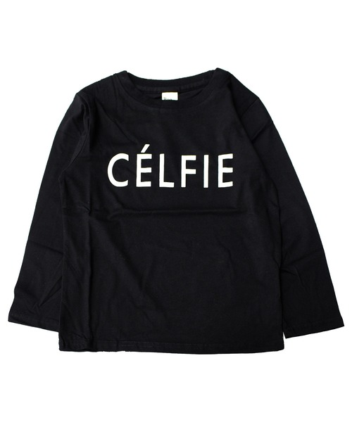 Bee des Bee（ビーデスビー）の「【コットン100％】長袖プリントTシャツ（Tシャツ/カットソー・キッズ・ブラック/ピンク/ミント/ブラック系その他/グレー系その他2/ブラック系その他3/グレー/ブラック系その他2/グリーン系その他/グレー系その他/ブラック系その他4/ホワイト/ブラック系その他5/カーキ/ベビーピンク/ブラック系その他6/ブラック系その他7/モカ/サックスブルー/ブラウン/ネイビー・110cm/100cm/120cm/130cm/140cm/150cm）」の4枚目の写真