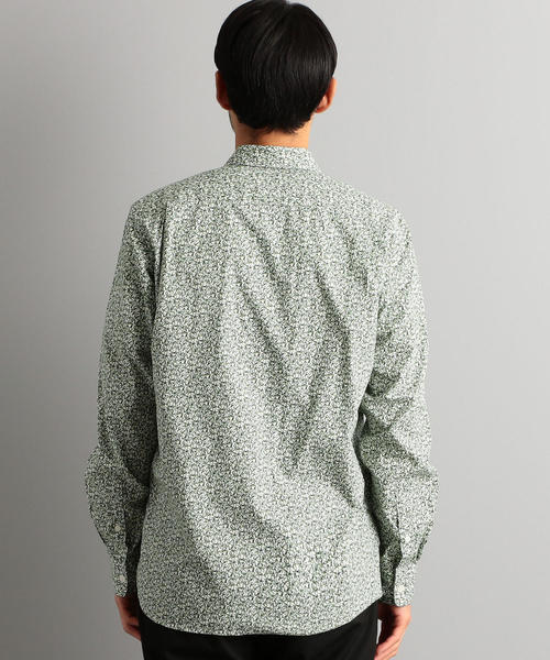 green label relaxing（グリーンレーベルリラクシング）の「CM リバティ ナローレギュラー LS シャツ（シャツ/ブラウス・メンズ・ネイビー/ケリー/ライトグレー・XL/L/M/S）」の10枚目の写真