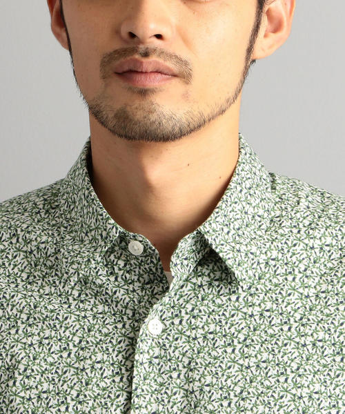 green label relaxing（グリーンレーベルリラクシング）の「CM リバティ ナローレギュラー LS シャツ（シャツ/ブラウス・メンズ・ネイビー/ケリー/ライトグレー・XL/L/M/S）」の14枚目の写真