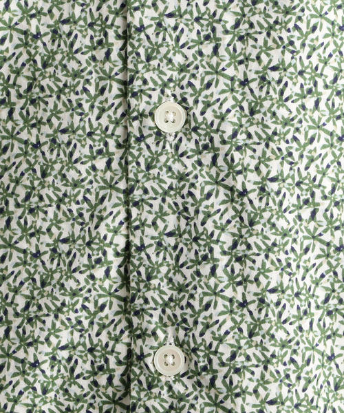 green label relaxing（グリーンレーベルリラクシング）の「CM リバティ ナローレギュラー LS シャツ（シャツ/ブラウス・メンズ・ネイビー/ケリー/ライトグレー・XL/L/M/S）」の7枚目の写真