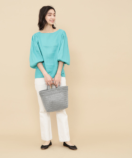 ADAM ET ROPE'（アダムエロペ）の「チュールバレエシューズ（バレエシューズ・レディース・ブラック/シルバー・22.5cm/23.0cm/23.5cm/24.0cm/24.5cm）」の3枚目の写真