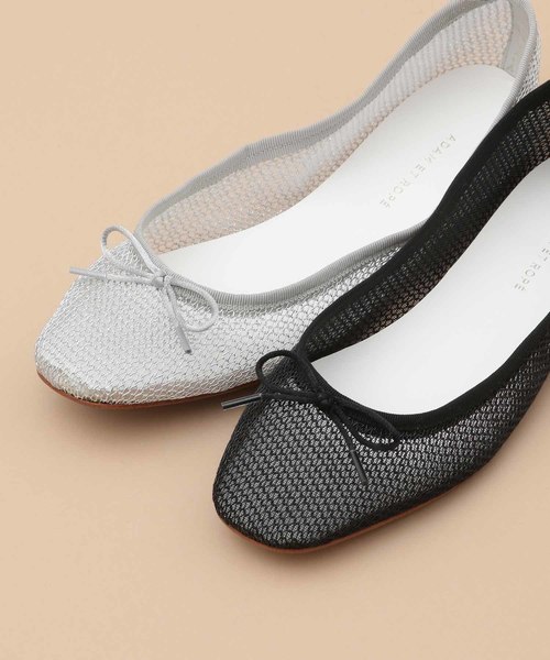 ADAM ET ROPE'（アダムエロペ）の「チュールバレエシューズ（バレエシューズ・レディース・ブラック/シルバー・22.5cm/23.0cm/23.5cm/24.0cm/24.5cm）」の11枚目の写真