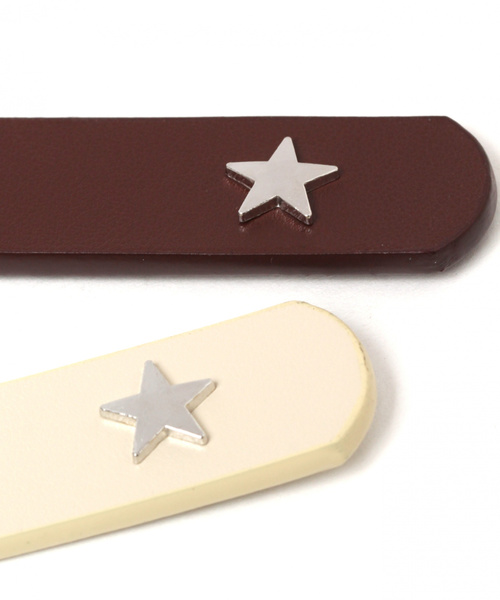 niko and...（ニコアンド）の「オリジナルスタッズベルト（ベルト・レディース・ブラウン/ブラック/アイボリー・0）」の6枚目の写真