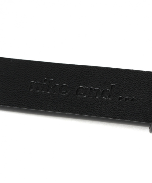 niko and...（ニコアンド）の「オリジナルスタッズベルト（ベルト・レディース・ブラウン/ブラック/アイボリー・0）」の8枚目の写真