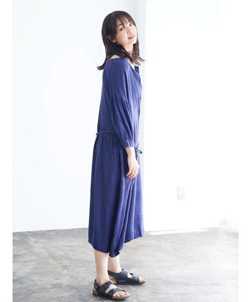 CRAFT STANDARD BOUTIQUE(クラフトスタンダードブティック)の「2WAYジャガードワンピース☆○(ワンピース・レディース・サックスブルー/ネイビー/その他14・FREE)」の2枚目の写真