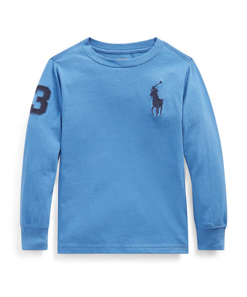 Polo Ralph Lauren Childrenswear(�|�������t���[�����`���C���h�E�F�A)��Big Pony �R�b�g�� �W���[�W�[ T�V���c(T�V���c/�J�b�g�\�[)