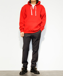 soe（ソーイ）の「soe / LACE UP HOODIE "BOOK CLUB"（パーカー）」