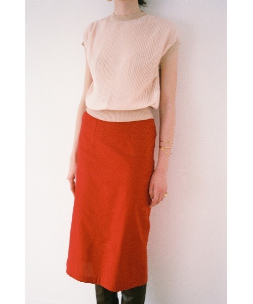 CLANE（クラネ）の「POCKET BASIC SKIRT（スカート・レディース・ブラック/ベージュ/レッド・1/2/0）」の12枚目の写真