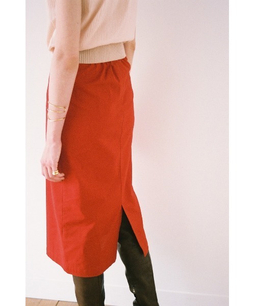 CLANE（クラネ）の「POCKET BASIC SKIRT（スカート・レディース・ブラック/ベージュ/レッド・1/2/0）」の11枚目の写真