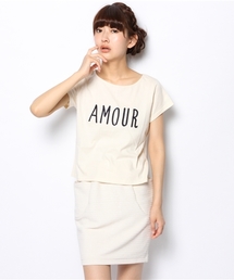Chico | AMOUR刺繍T(Tシャツ/カットソー)