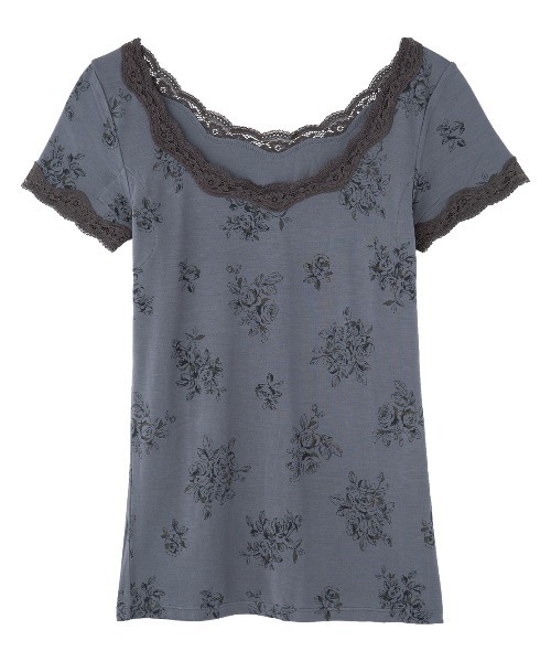 PEACH JOHN（ピーチジョン）の「【保湿加工の生地がフィット！抗菌防臭・消臭加工した汗取りパッド付き】Ｉｔ’ｓモイスティ半袖（インナーウェア/肌着・レディース・ブラック/ネイビー/オフホワイト/ピンク/ブラック系その他/グレー/ホワイト系その他/ピンク系その他/チャコール/ブルー/スモークピンク/ホワイト系その他2/ライトピンク/グレー系その他/チャコールグレー/ホワイト×グレー/コーラルピンク/ブラック×ピンク/ダークグレー/ヘザーチャコール/スミクロ/ホワイト×ピンク/ライトベージュ/ライトグレー/チャコールグレー×ブラック/ダークネイビー・SMALL/MEDIUM/LARGE）」の16枚目の写真