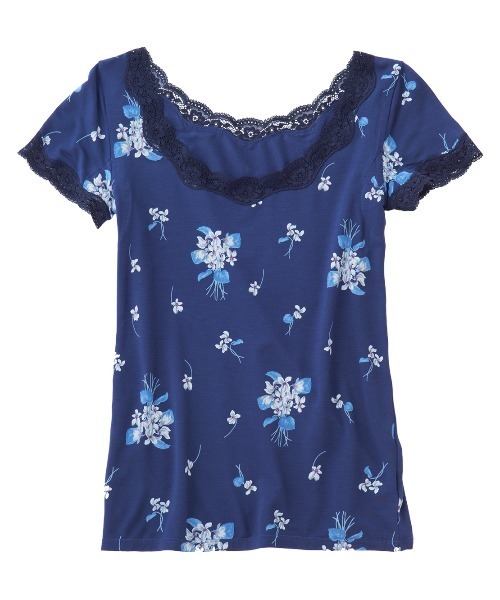 PEACH JOHN（ピーチジョン）の「【保湿加工の生地がフィット！抗菌防臭・消臭加工した汗取りパッド付き】Ｉｔ’ｓモイスティ半袖（インナーウェア/肌着・レディース・ブラック/ネイビー/オフホワイト/ピンク/ブラック系その他/グレー/ホワイト系その他/ピンク系その他/チャコール/ブルー/スモークピンク/ホワイト系その他2/ライトピンク/グレー系その他/チャコールグレー/ホワイト×グレー/コーラルピンク/ブラック×ピンク/ダークグレー/ヘザーチャコール/スミクロ/ホワイト×ピンク/ライトベージュ/ライトグレー/チャコールグレー×ブラック/ダークネイビー・SMALL/MEDIUM/LARGE）」の20枚目の写真