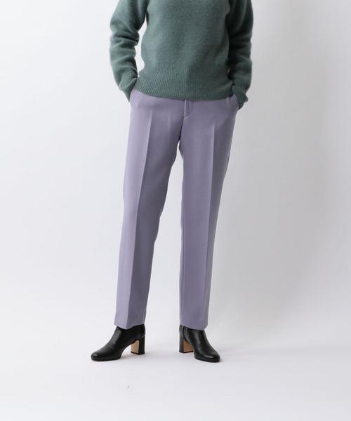 Steven Alan(スティーブンアラン)の「<Steven Alan>COLOR STRAIGHT TROUSERS/パンツ(その他パンツ・レディース・ライラック/オフホワイト・LARGE/SMALL/X-SMALL/MEDIUM)」の2枚目の写真