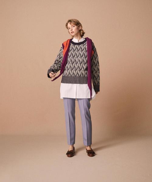 Steven Alan(スティーブンアラン)の「<Steven Alan>COLOR STRAIGHT TROUSERS/パンツ(その他パンツ・レディース・ライラック/オフホワイト・LARGE/SMALL/X-SMALL/MEDIUM)」の7枚目の写真