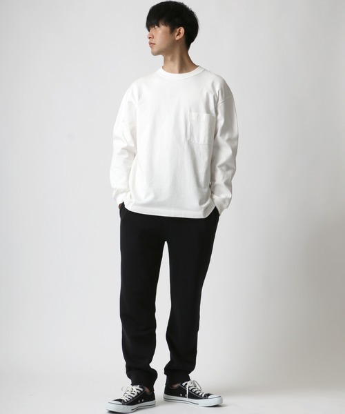 Champion（チャンピオン）の「Champion/チャンピオン ワンポイント 裏毛 スウェット ジョガーパンツ/イージーパンツ（スウェットパンツ・メンズ・ネイビー/グレー/ブラック/オートミール/オリーブ/チャコール・M/L/XL）」の14枚目の写真